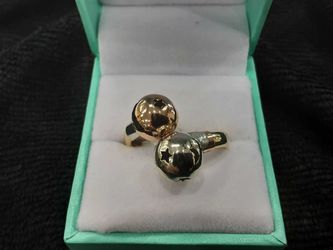 Women's Ring - Tricolor Gold 18k (.750) 3.2 grams Size 10