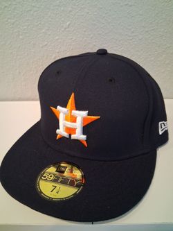 Houston Astros 59fifty navy Blue with white & Orange Logo 7 1/4 $35