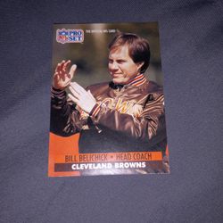 Bill Belichick Rookie Coaching Card