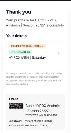 Hyrox Anaheim 2026 Mens Open Singles Saturday
