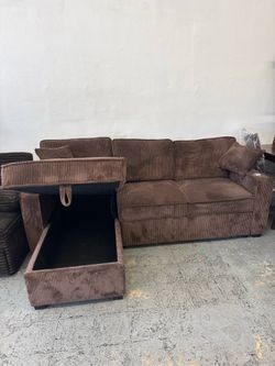 Sofa Bed dark brown on SALE! STORE IS CLOSING.