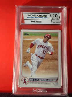Shohei Ohtani 2022 Topps Update Us92 100 Career Home Runs Angels MGS 10 GEM MT