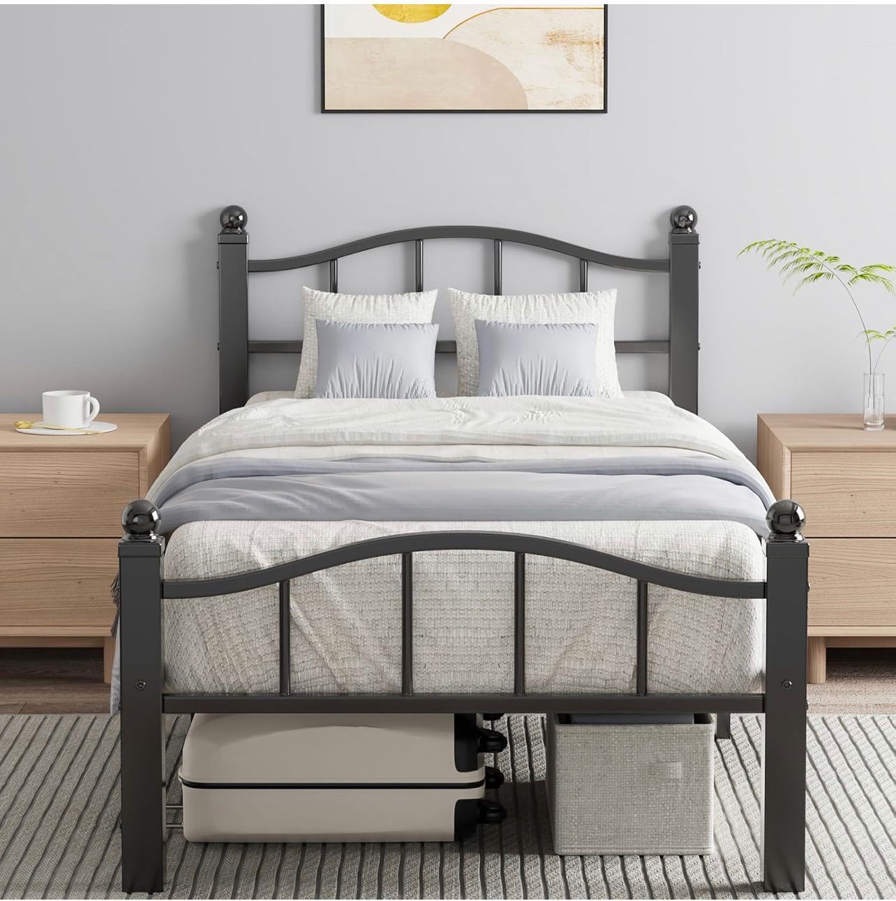 Twin Size Metal Bed Frame