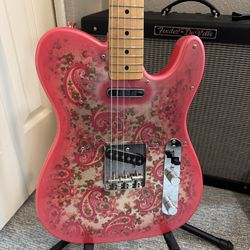 Fender MIJ Pink Paisley Telecaster Electric Guitar