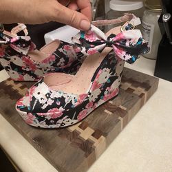 Women’s Iron Fist Buns And Roses Wedge