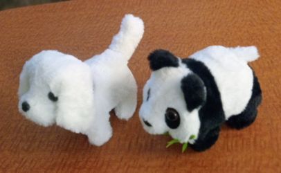 Puppy & Panda Bear  Toys