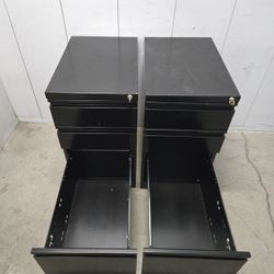 Metal File Cabinet With Key $60 Each 4 Available 