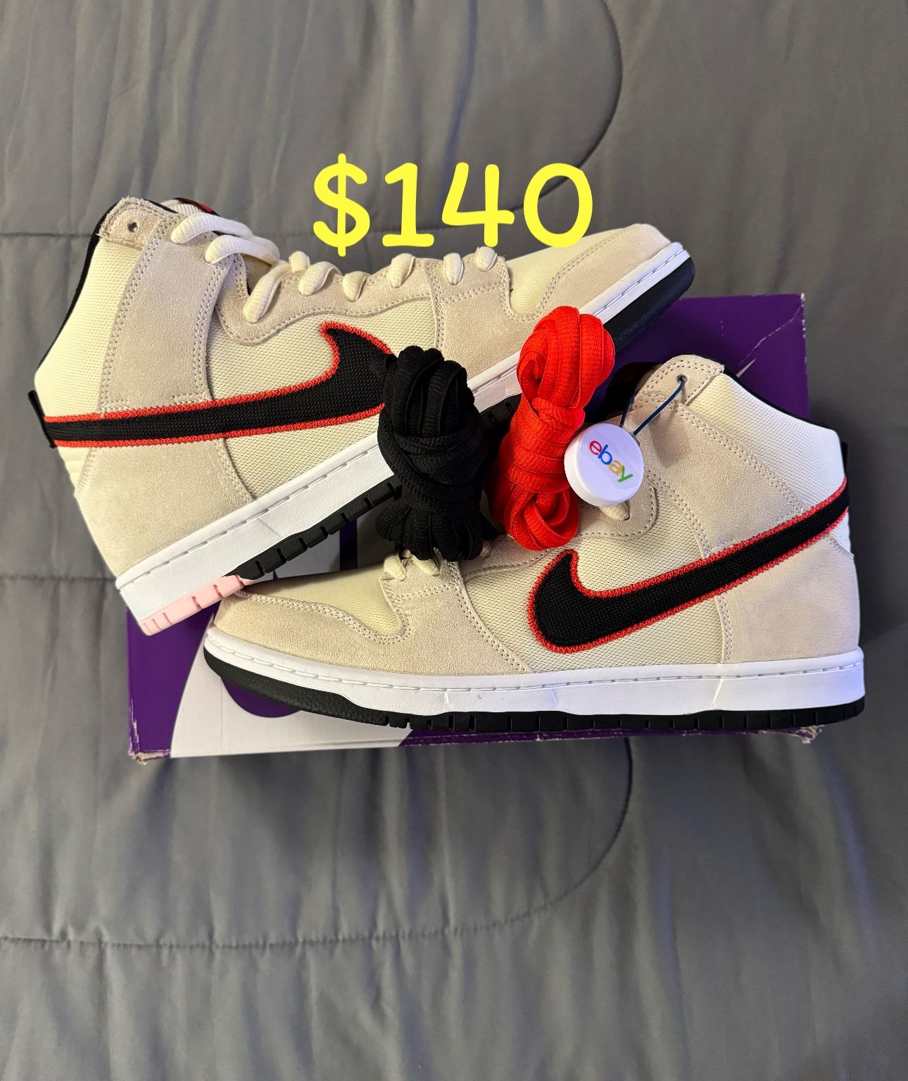 Nike SB Dunk High Pro Premium “San Francisco Giants” Shoes Size 13