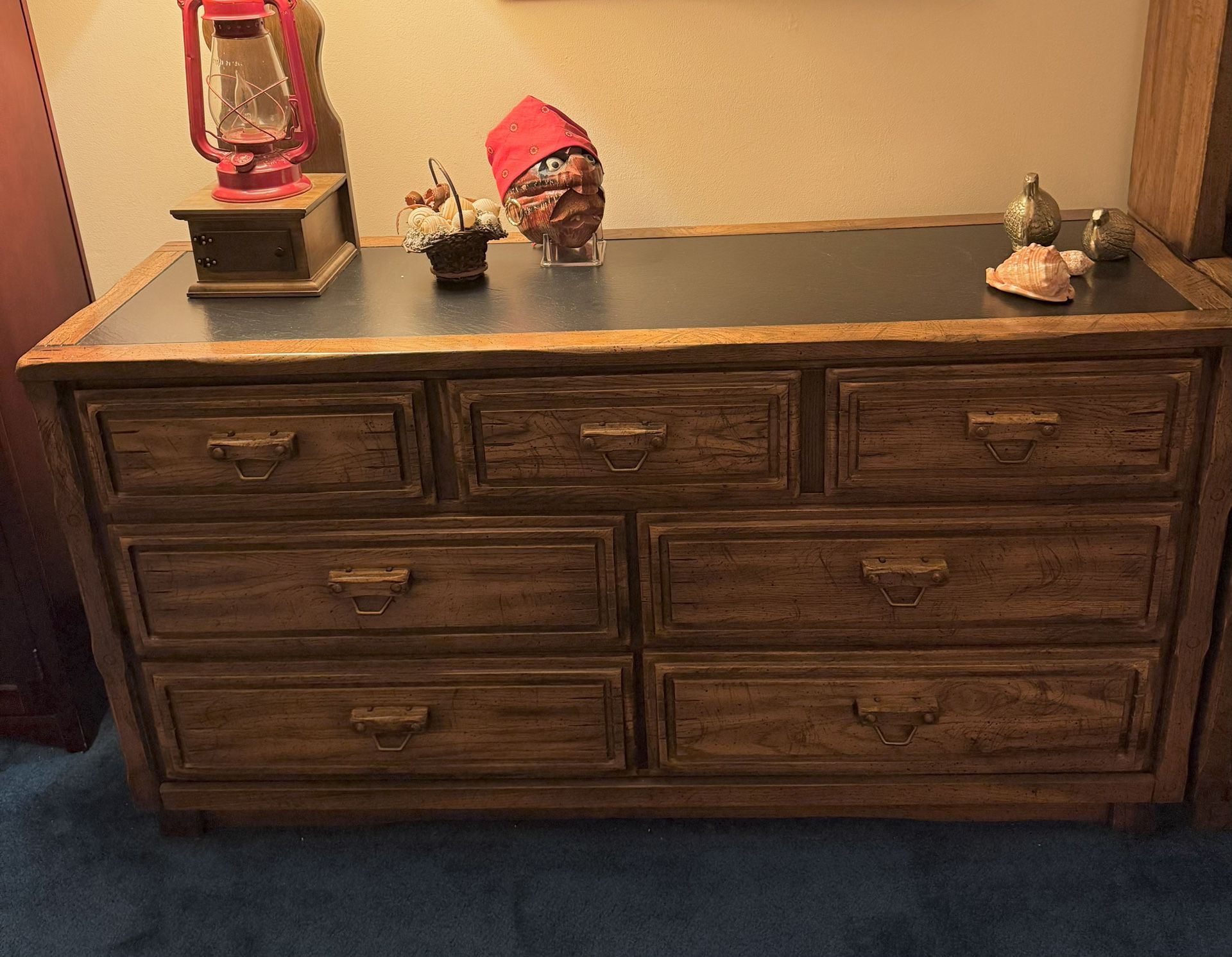 Bedroom set (Beds, Bureau, Desk & Hutch End Table)