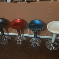 Four Modern/Contemporary Bar Stools