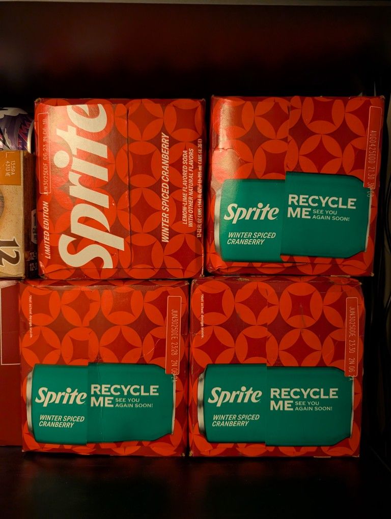 12-Pack Sprite Winter Spiced Cranberry