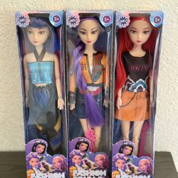 KPop Dolls 3pc Set ($30)