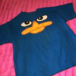 Mens Size XL Phineas & Ferb Perry The Platypus Shirt