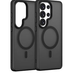 Samsung Galaxy S26 Ultra Case Magnetic Matte Frosted Anti Fingerprint Black