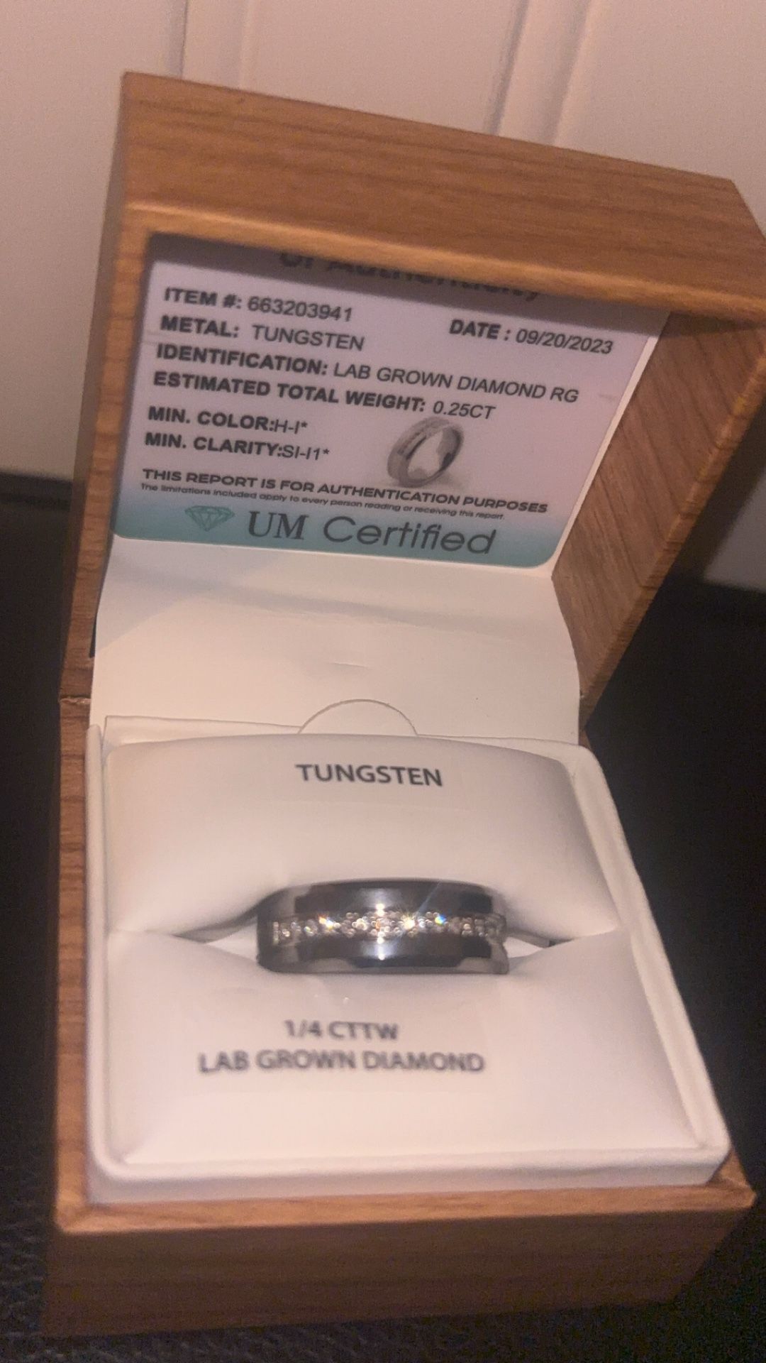 Lab Grown Diamond RG 0.25CT 1/5 CTTW