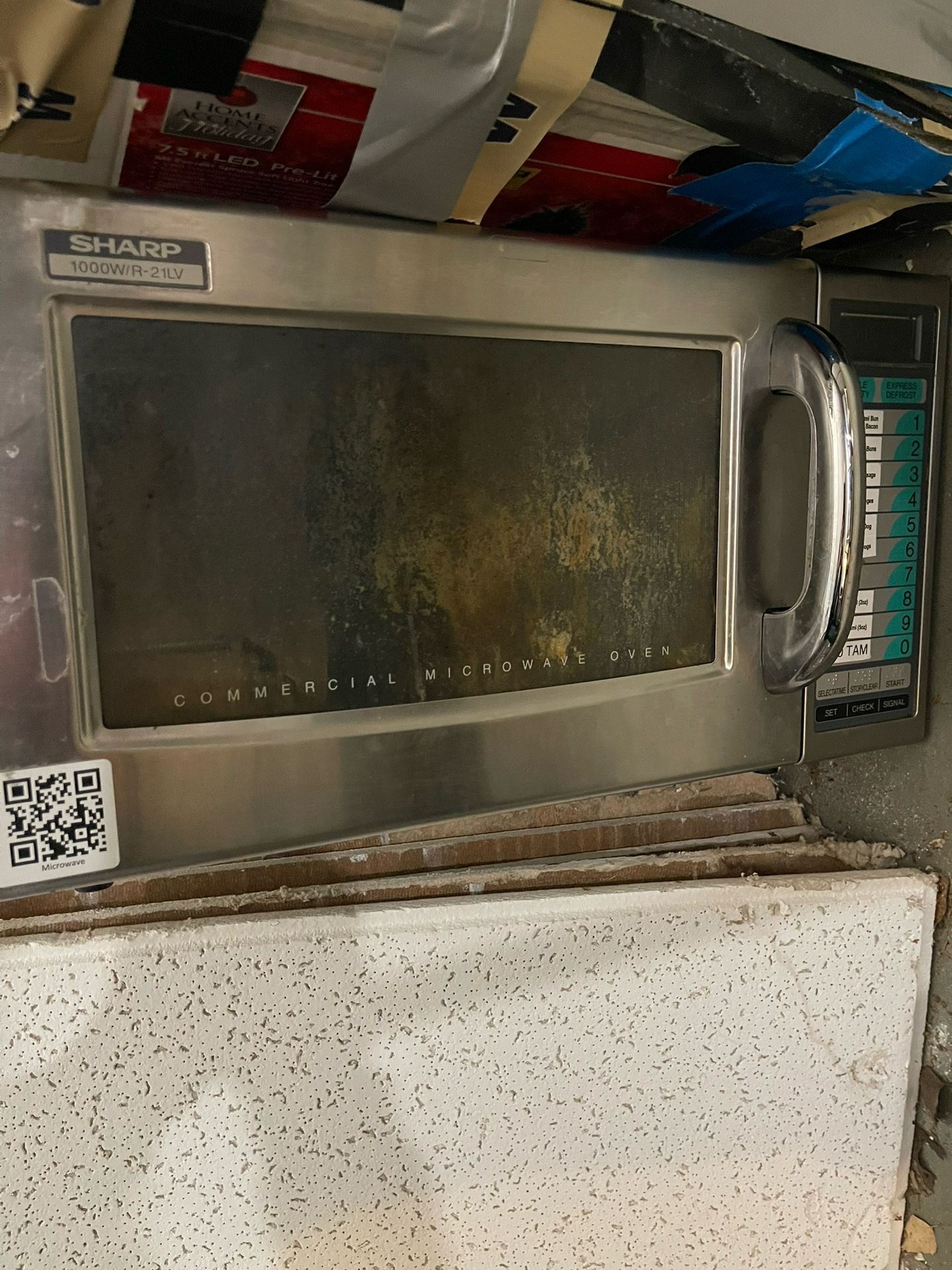 Sharp commercial microwave