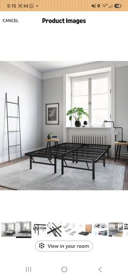 Classic Brands Lothian 14-Inch Platform Bed Frame, King
