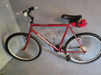 red bike