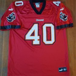 Mike Alstott Jersey Vintag Puma Size Large Tampa Bay Buccaneers 
