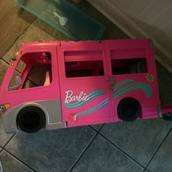 Used Barbie Camping Bus 