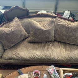 Wood Couch 