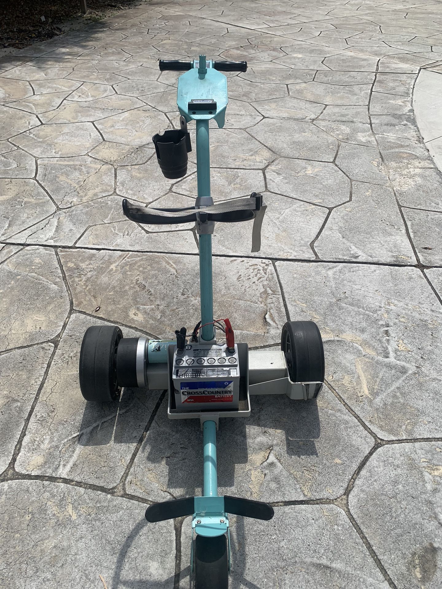 Kangaroo cruise model 5 electric golf caddy 