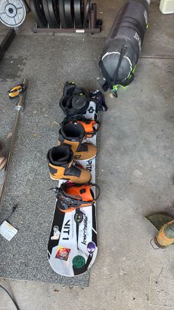 Snowboarding gear