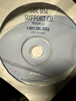 Vintage 2004 SBC DSL Support CD, Version 3.0. 