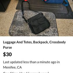 Luggage And Totes, Backpack, Crossbody Purse