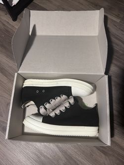 RICK OWENS DRKSHDW CANVAS LOWTOP