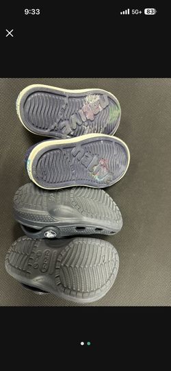 Crocs And Native Sandals Size 4-5