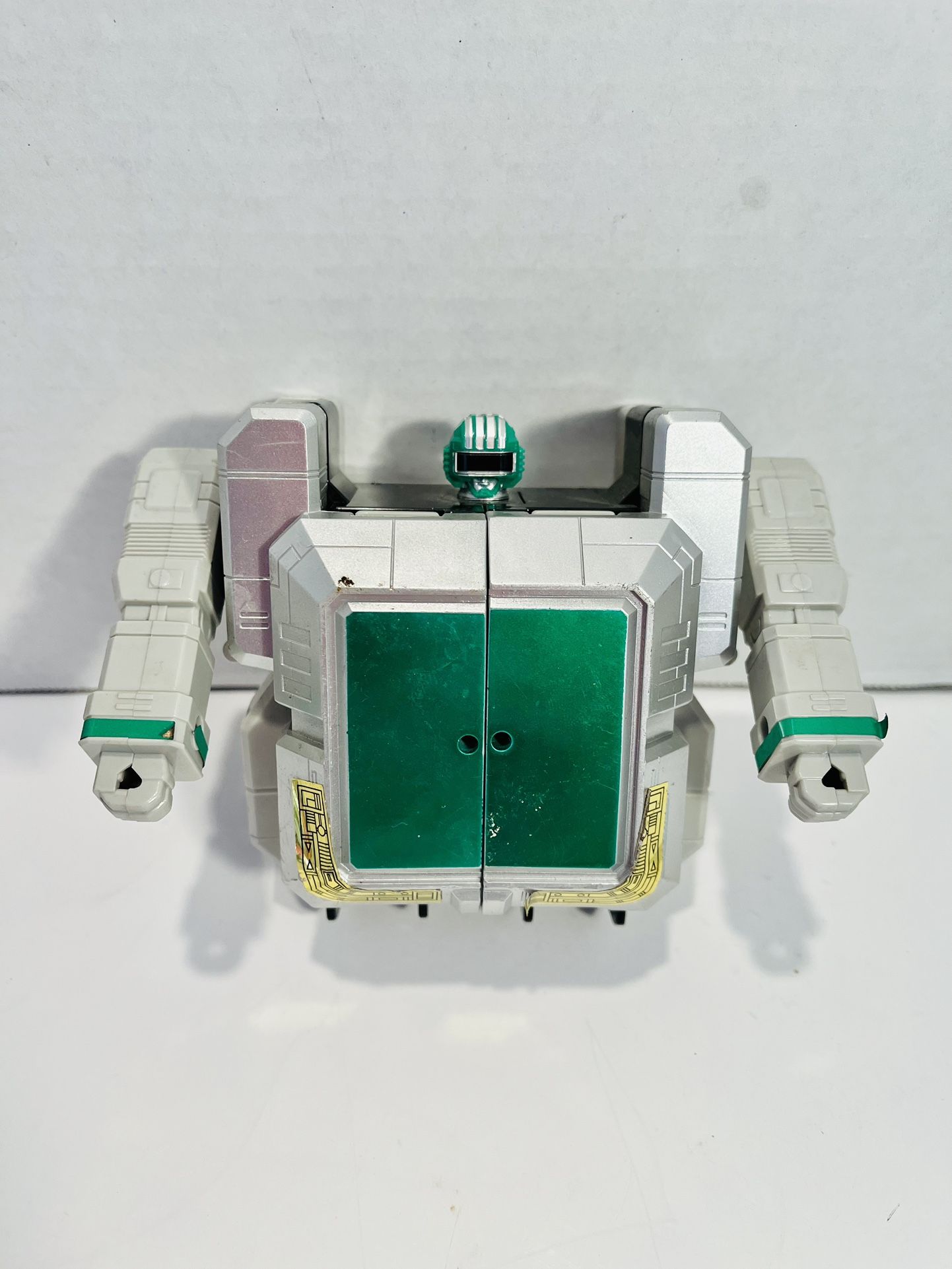 1996 Bandai Power Rangers Zeo Deluxe Super Zeo Megazord Green Zord For Parts