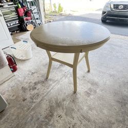 36" high top round table