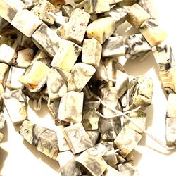 Natural Stone Cream Beads