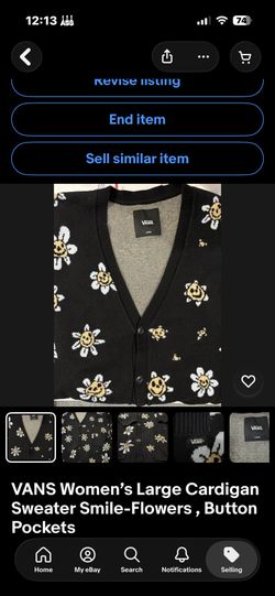 Vans Women’s Cardigan Large