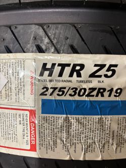 sumitomo tires htr z5 275 /30zr19 96y xl 300 Bucks For Both