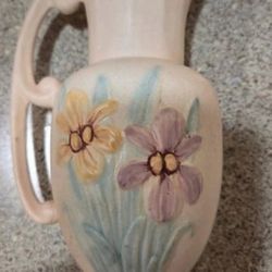 401-8 9" Orchid Handmade Vintage Art Hull Pottery Orchid Ewer 