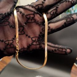  Necklace  Silver 14 K Gold