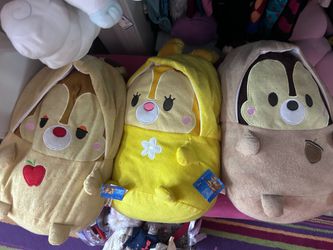 Full set of Disney exclusive Chip and Dale Japanese plush