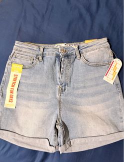 Wax jeans shorts