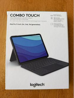 Logitech Combo Touch Detachable Keyboard Case for iPad Pro 11” (1st, 2nd, 3rd generation)