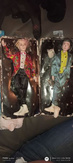 action figures doll like barbie.sized boy band dolls