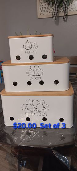 Vegetable storage set