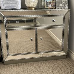 Oversized Mirror Nightstands