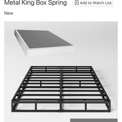 King Size Metal Box Spring