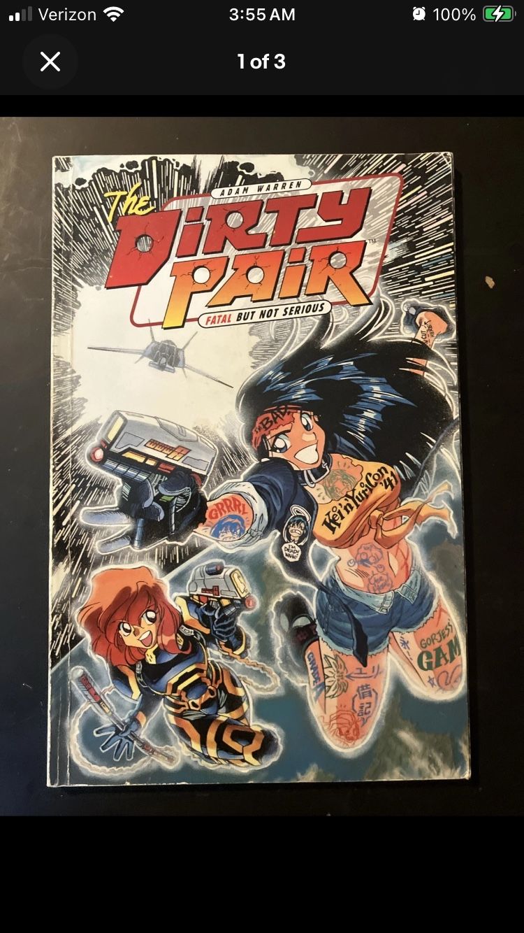 The Dirty Pair: Fatal But Not Serious TPB VF+ 1996 Dark Horse Manga