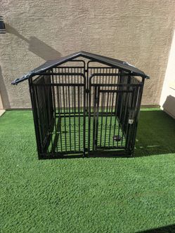 New Heavy Duty Indoor Outdoor Dog Kennel with Roof Cover
