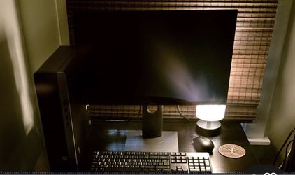HP Windows 11 Desktop PC i5 8th, up to 32GB RAM, 4TB SSD, 24" Monitors, WiFi