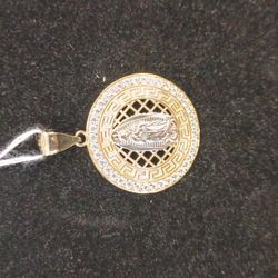 Gold Religious Pendant 