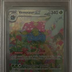 Pokémon Venusaur EX Special Illustration Rare 198/165 Scarlet & Violet 151 PSA 9